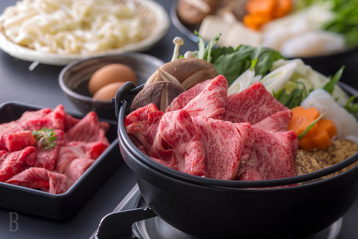 盡享鳥取和牛<壽喜燒套餐>